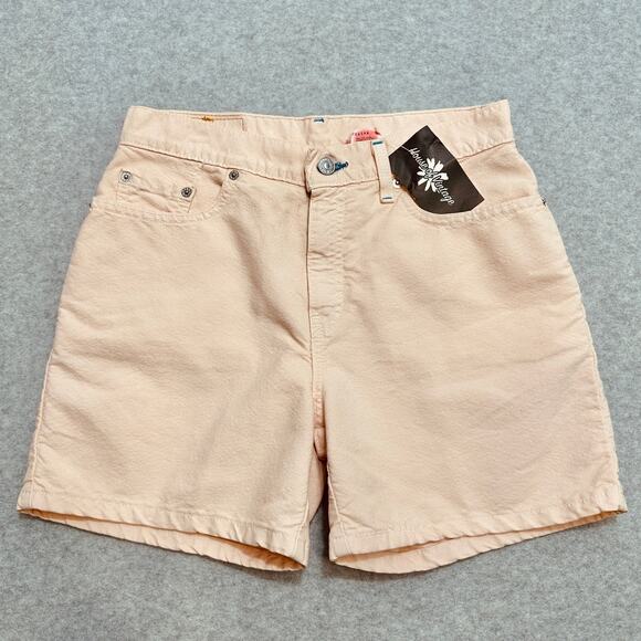 Levi's Short Womens S VTG Peach Chino Mid Rise Zip Fly Straight Pockets Casual - Picture 1 of 7